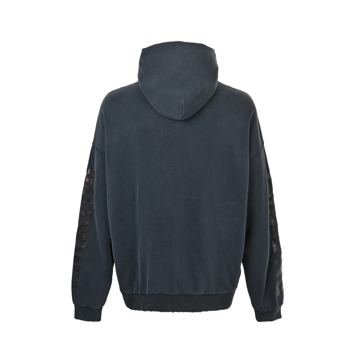 Balenciaga/Balanciaga 25Fw tape printed hole pocket hooded sweatshirt