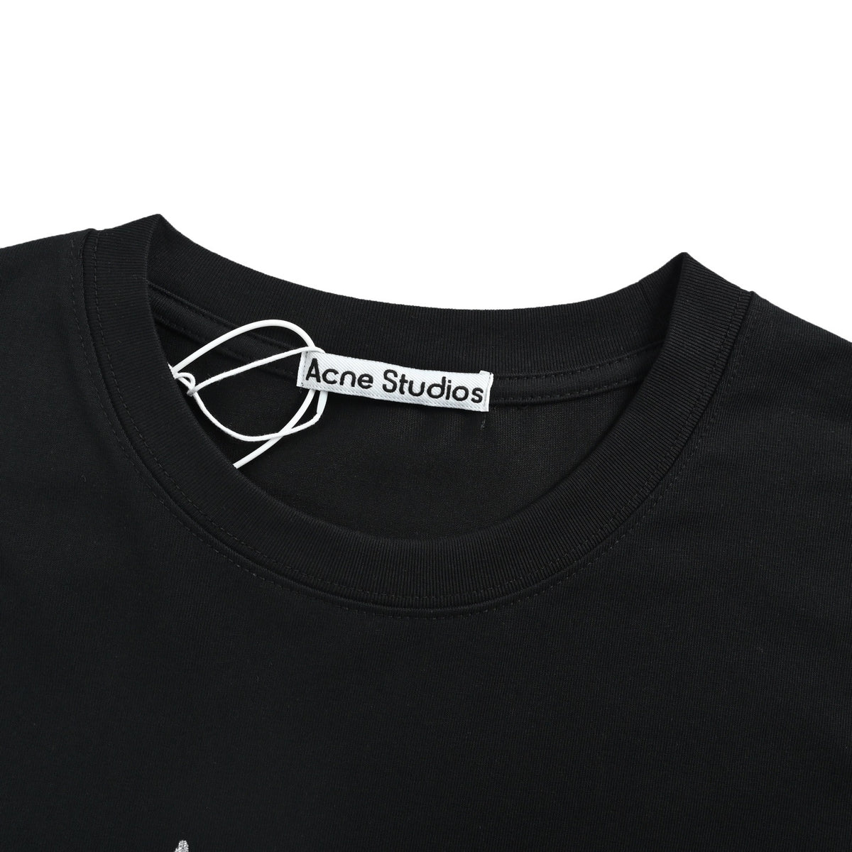 Acne Studios Silver Smiley Print Short Sleeve