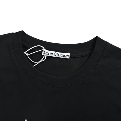 Acne Studios Silver Smiley Print Short Sleeve