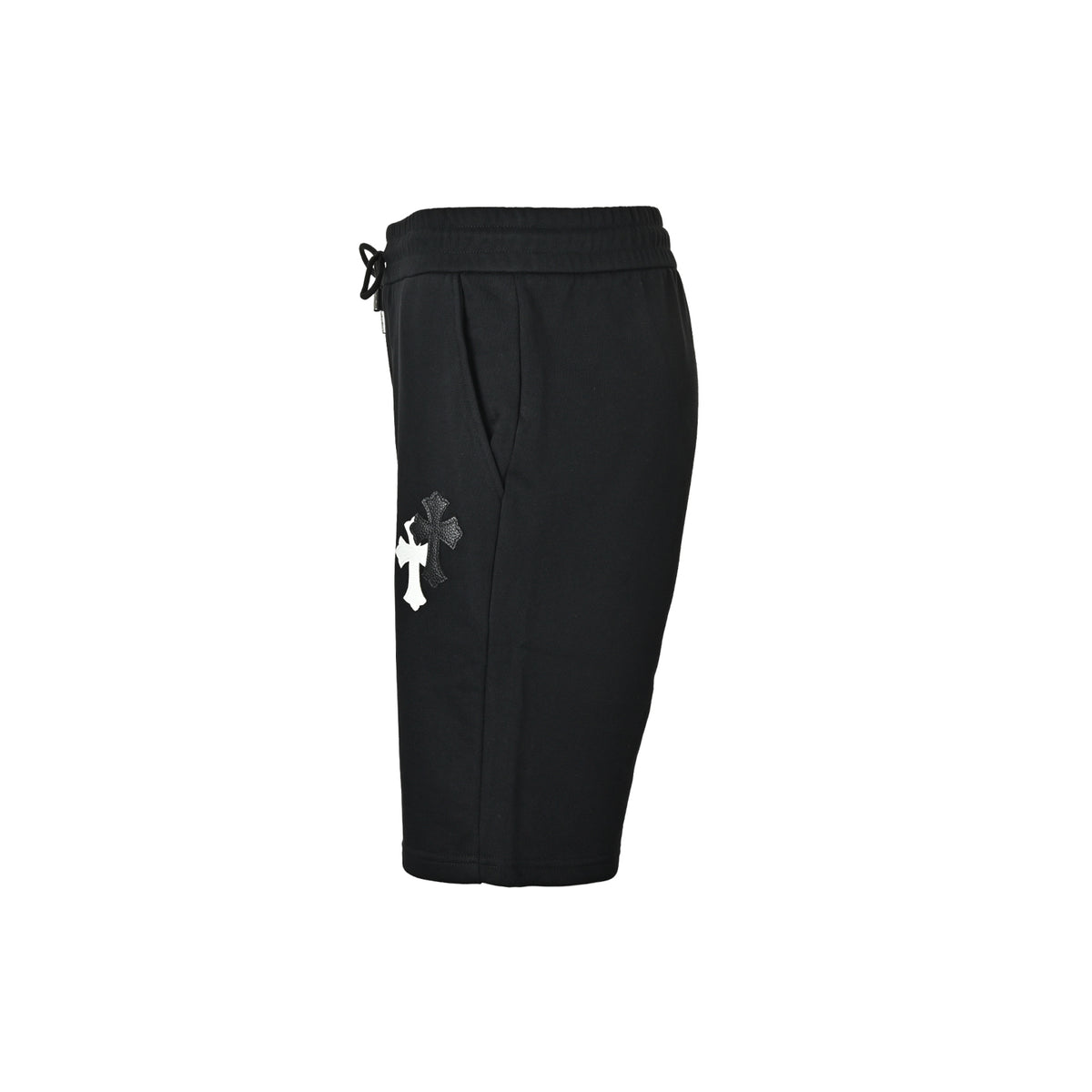 Chrome Hearts/Chrome Heart leather label cross embroidered shorts