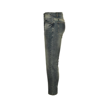 Louis Vuitton 24Fw back pocket splash lettering jeans