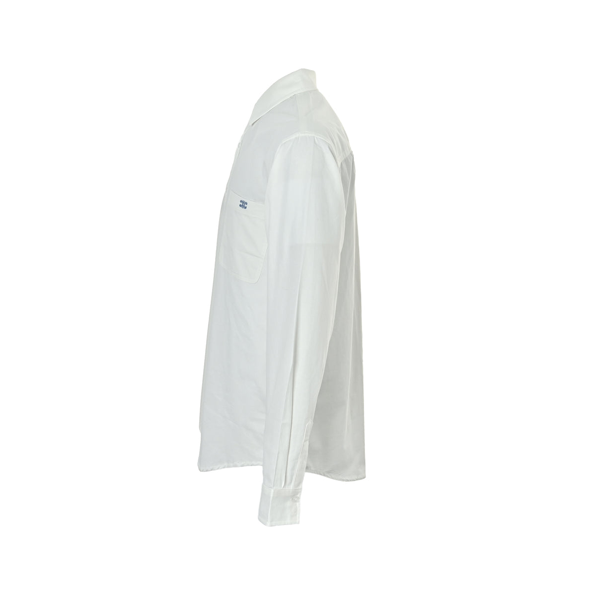 Celine blue label Arc de Triomphe embroidered long-sleeved shirt