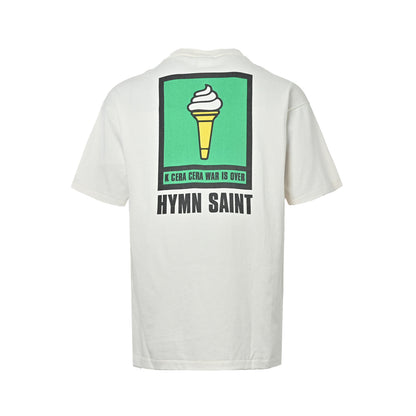 SAINT MICHAEL Ice Cream Chariot Printed Short Sleeve