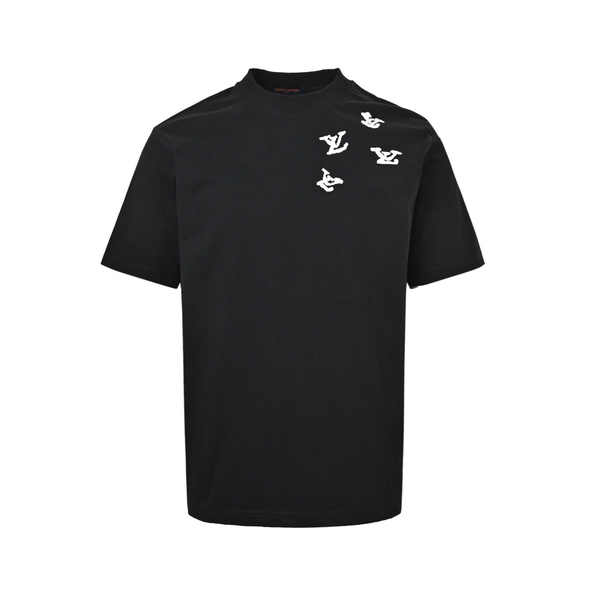 Louis Vuitton 26ss flocked presbyopia logo printed short sleeves