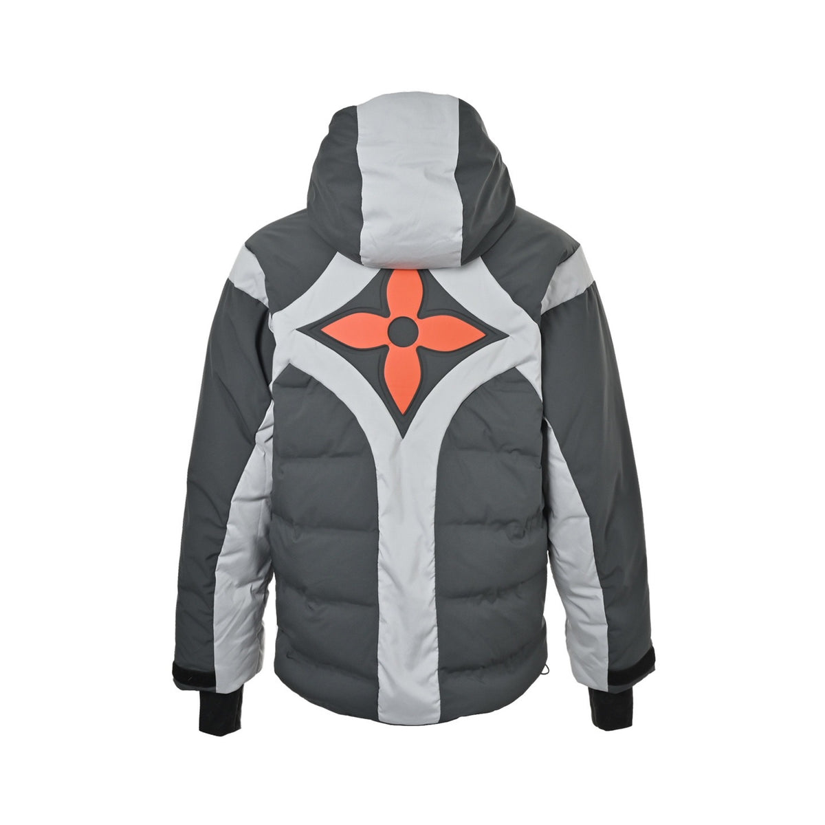 Louis Vuitton 25Fw Ski Series Floral Double Zipper Hooded Down Jacket