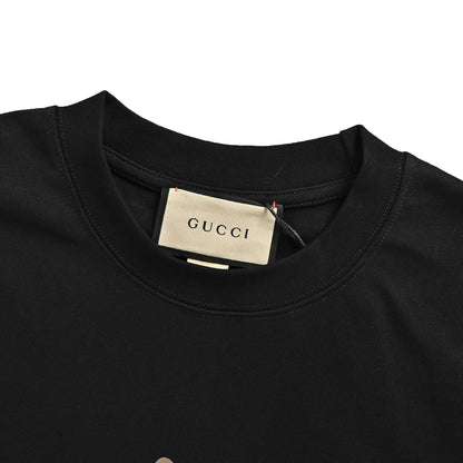 Gucci 26ss fun cartoon series short sleeves