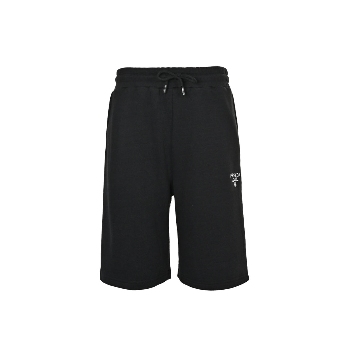 Prada embroidered logo drawstring shorts