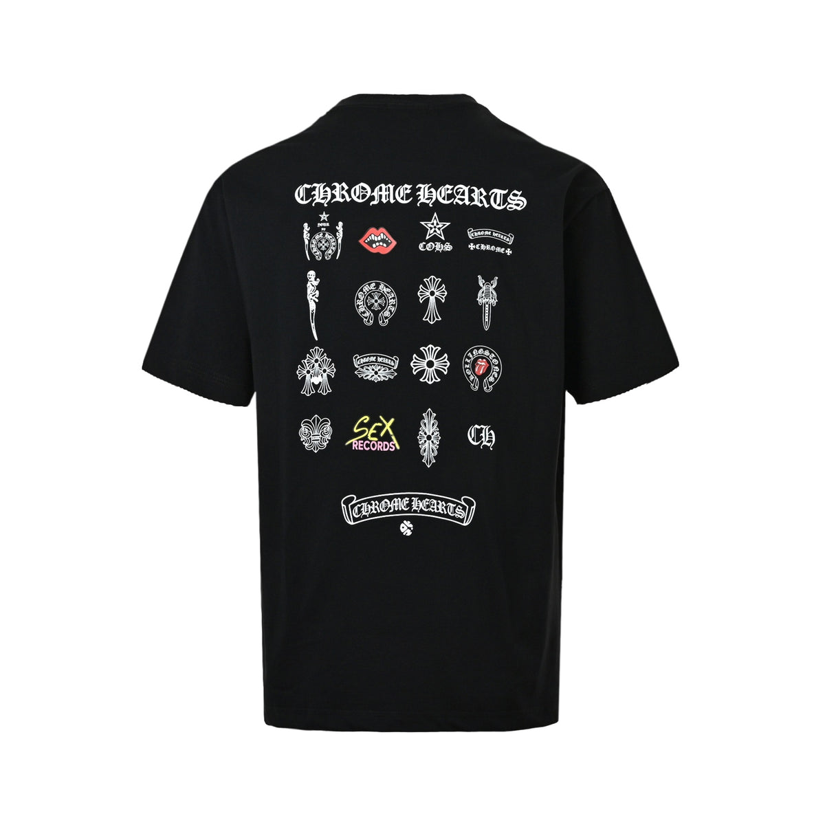 Chrome Hearts/Chrome Heart 26ss multi-element collection printed short sleeves