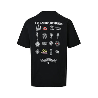 Chrome Hearts/Chrome Heart 26ss multi-element collection printed short sleeves