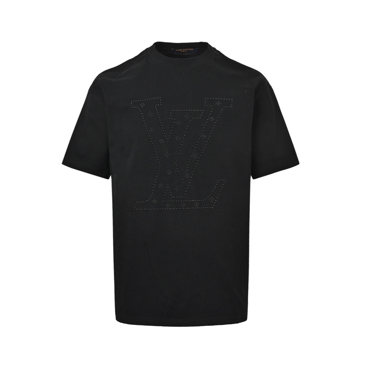 Louis Vuitton dotted line hot diamond logo short sleeves