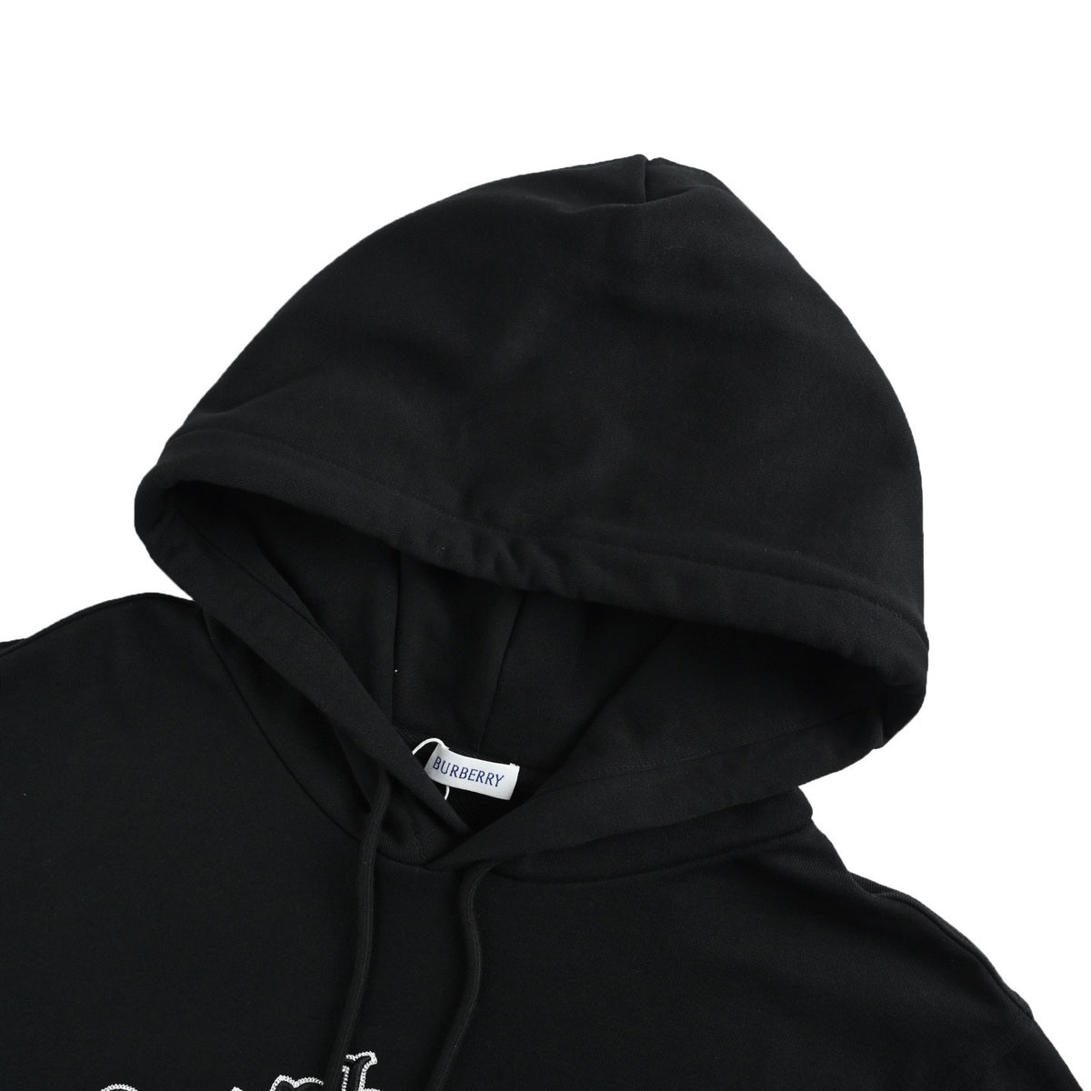 Burberry 25Fw war horse logo embroidered hooded sweatshirt