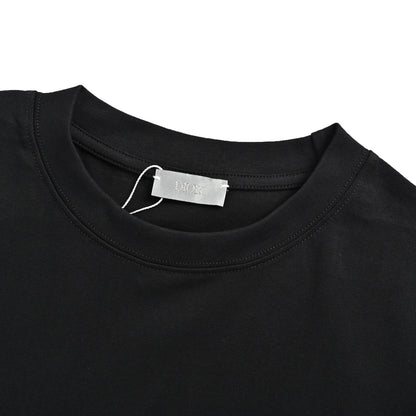Dior embroidered CD logo plain short sleeves