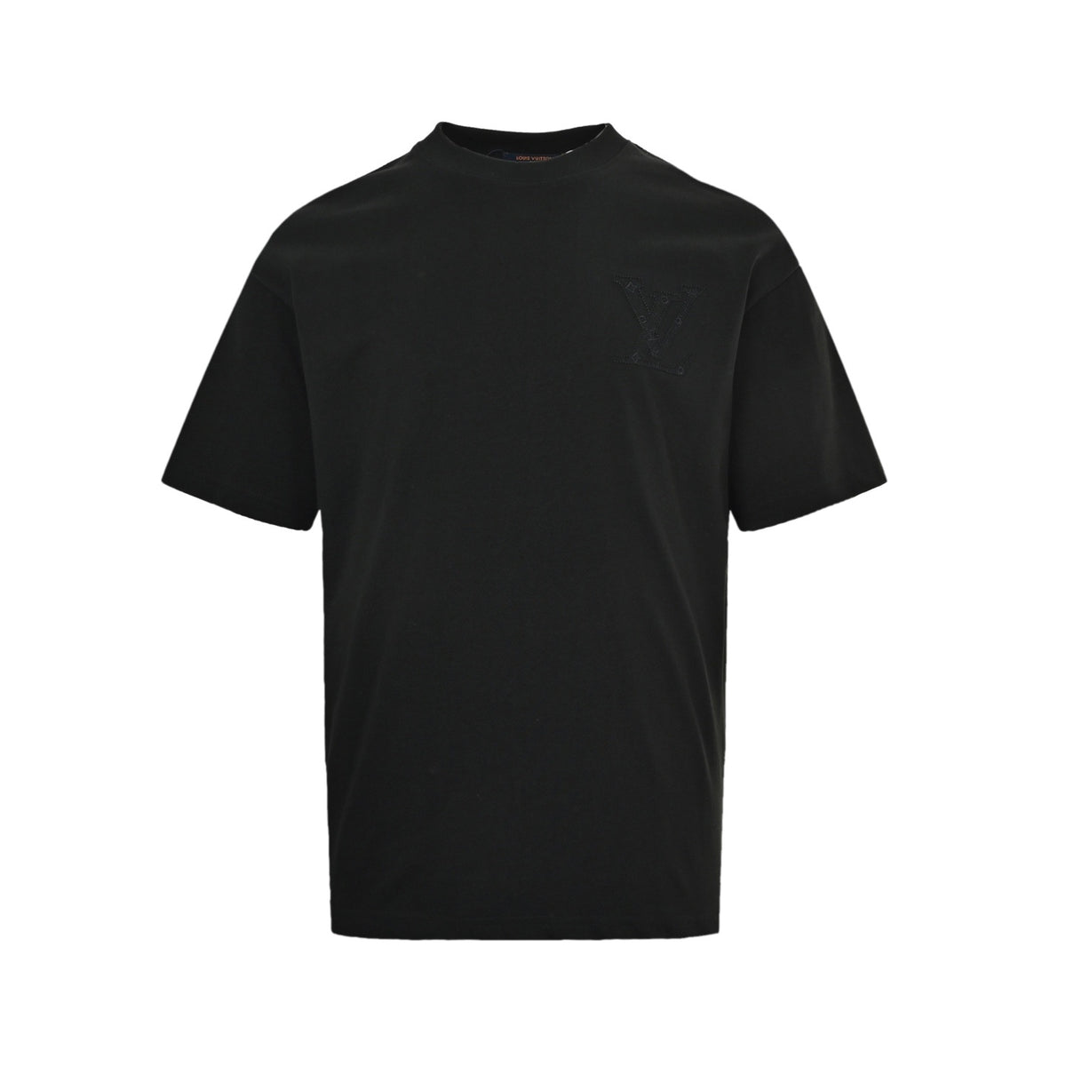 Louis Vuitton 26ss short sleeves with dark logo embroidery on the front and back
