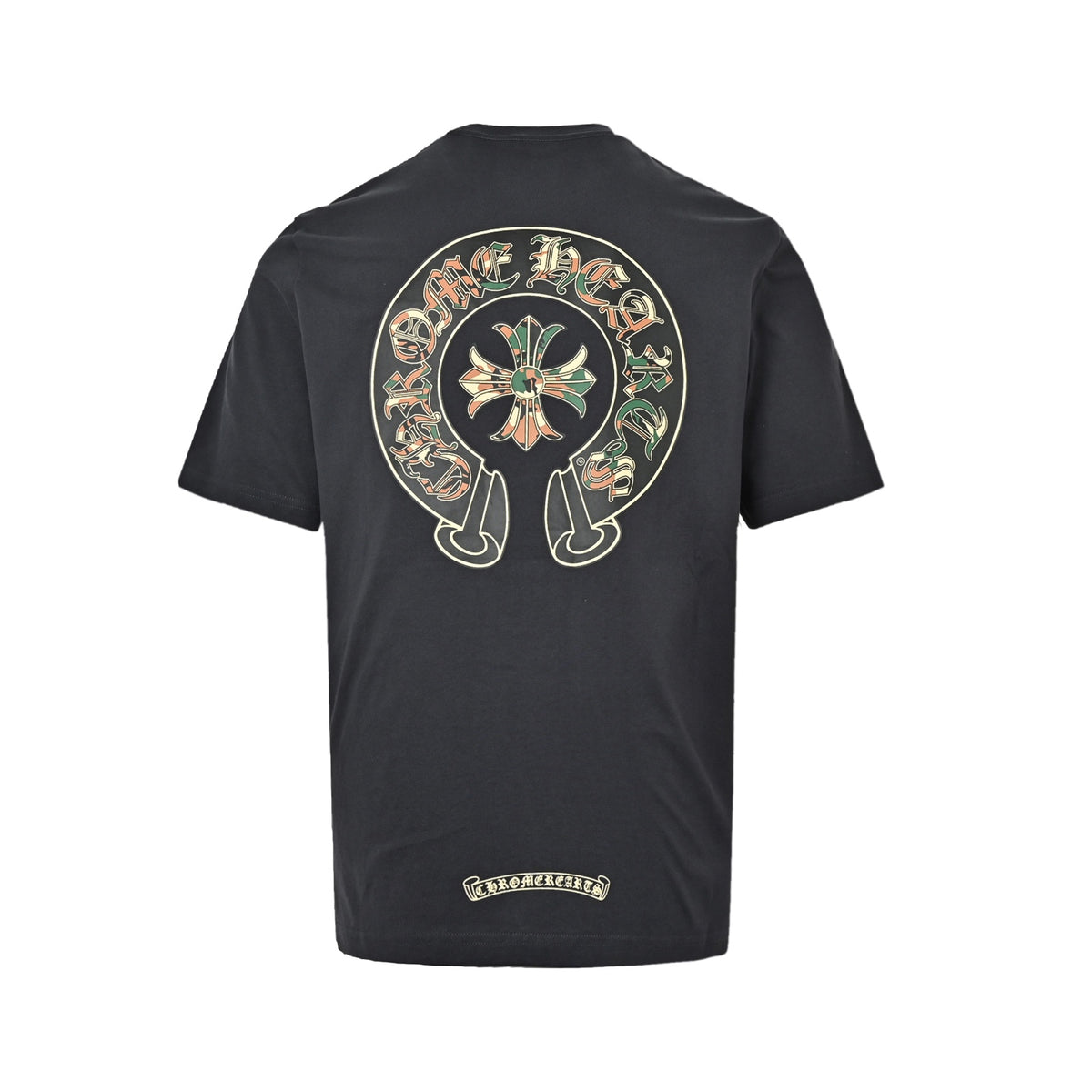 ChromeHearts/Chrome Heart Pocket Camouflage Cross Print Short Sleeve