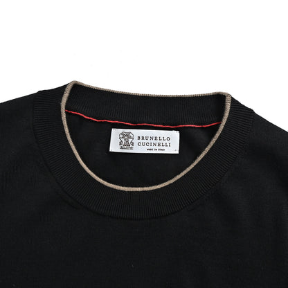 Brunello Cucinelli BC 26ss knitted cashmere cotton short sleeves