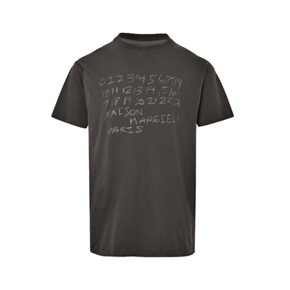 Maison Margiela/Margiela 26ss graffiti digital print short sleeves