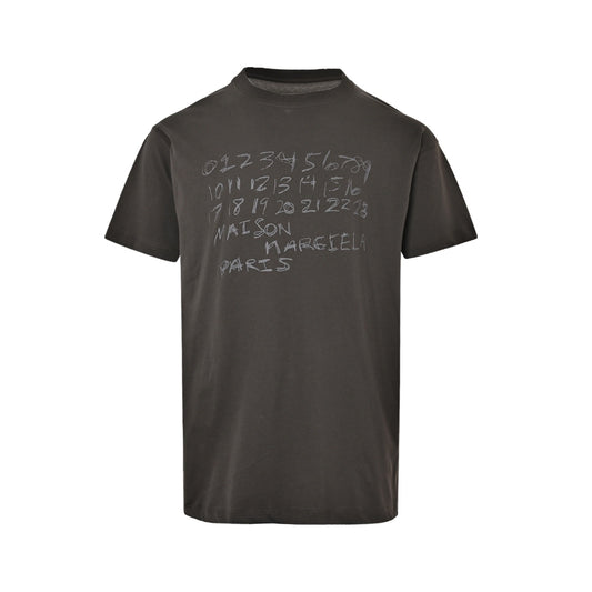 Maison Margiela/Margiela 26ss graffiti digital print short sleeves