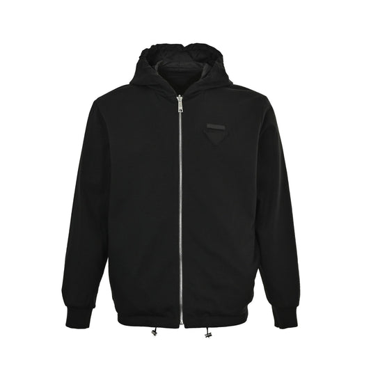 Prada 25Fw triangle cloth label reversible jacket