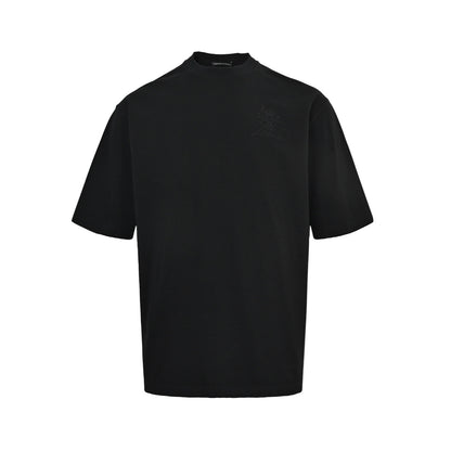 Chrome Hearts/Chrome Heart misaligned Sanskrit scroll embroidered short sleeves