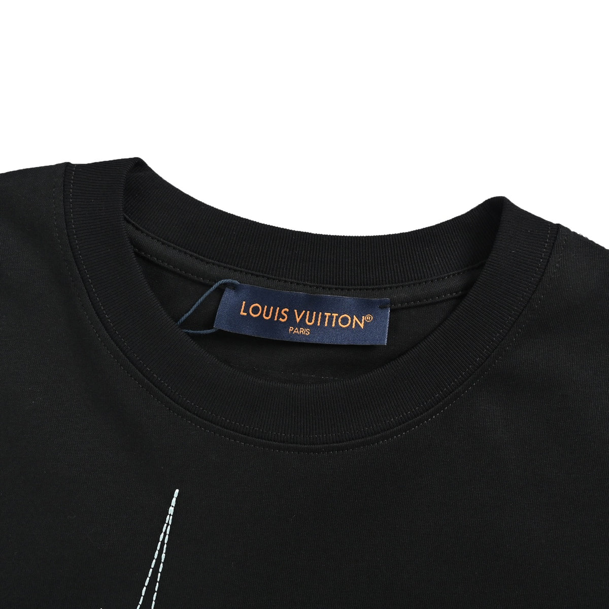 Louis Vuitton tassel dotted embroidered short sleeves