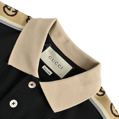 Gucci 20ss reflective webbing Polo short sleeves