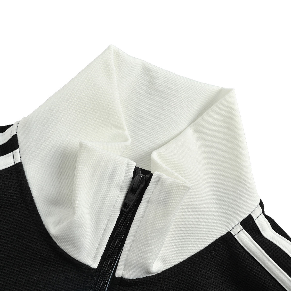 Adidas clover embroidered retro stand collar jacket
