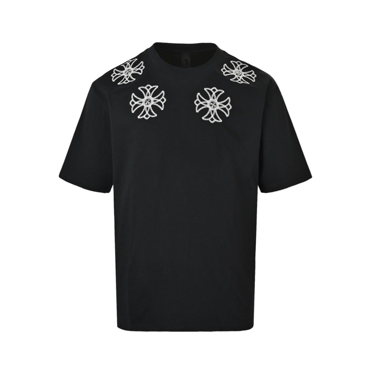 Chrome Hearts/Chrome Heart Warm-sensitive color-changing embroidered hardware logo short sleeves