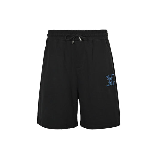 Louis Vuitton 26ss blue letter logo embroidered shorts