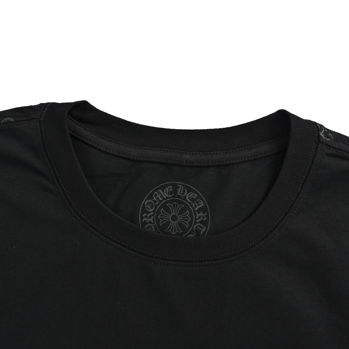 Chrome Hearts/Chrome Heart short sleeves with logo printed all over the back