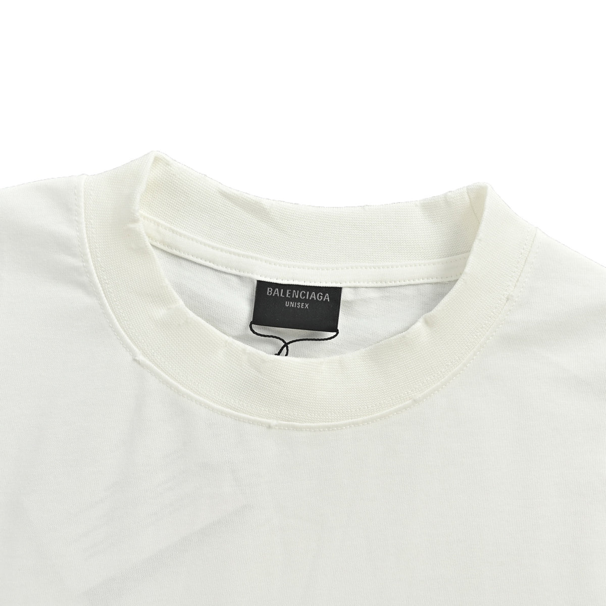 Balenciaga/Balanciaga 24ss burst pattern reverse letter print short sleeves