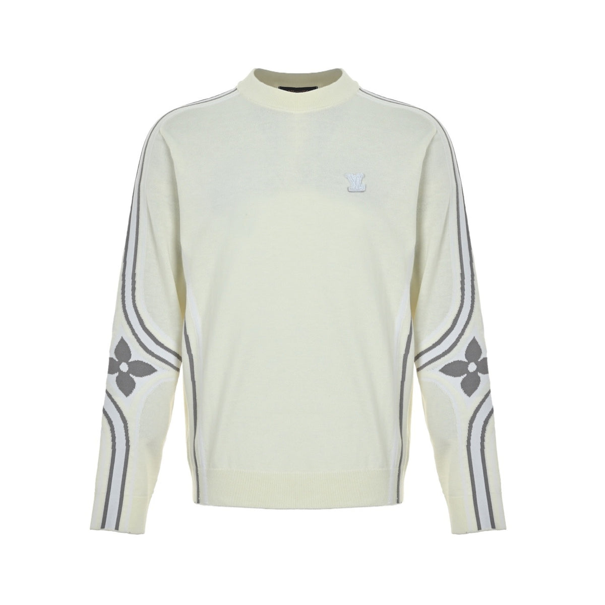 Louis Vuitton SKI ski series jacquard crew neck sweater