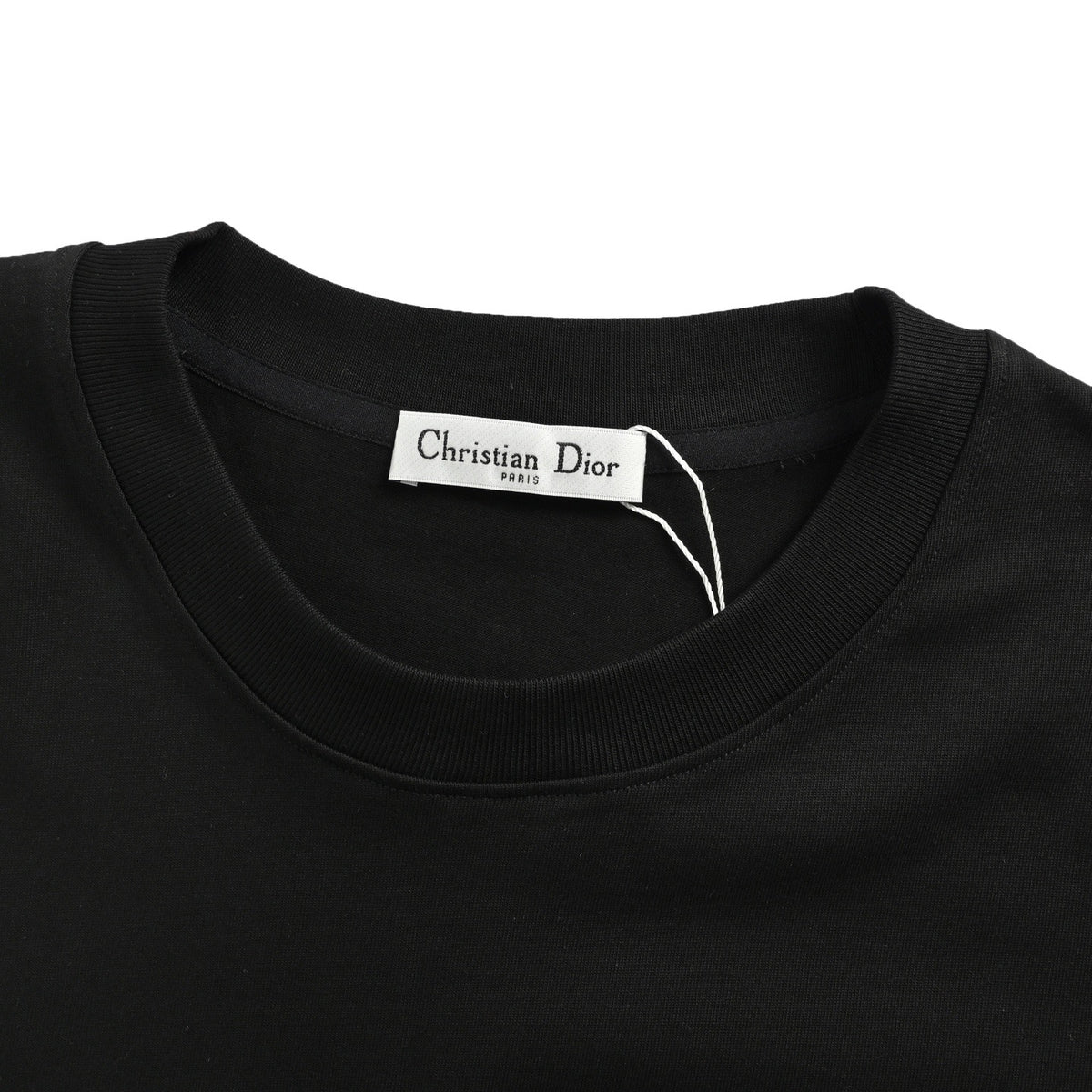 Dior 25ss diamond-shaped leather label pocket short sleeves