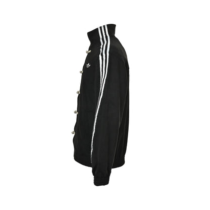 Adidas / Adidas New Year Limited Shamrock Embroidered Logo Suede Tang Suit Plate Button Jacket