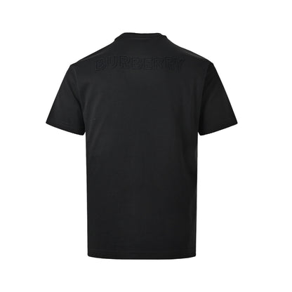 Burberry three-dimensional letter embroidered short sleeves