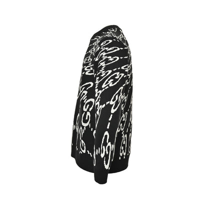 Gucci 24Fw twisted all-over printed double G jacquard sweater