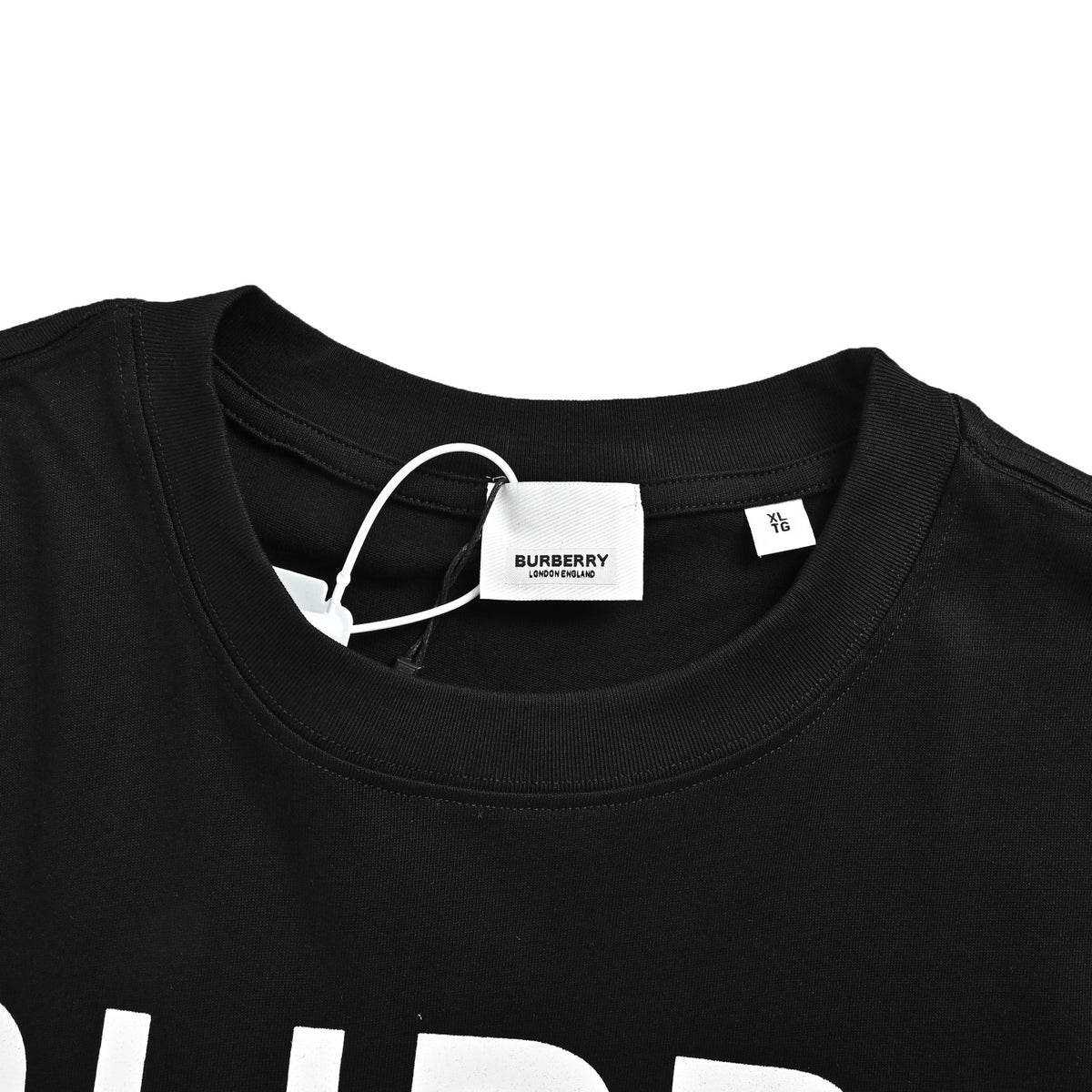 Burberry front and back letter printed logo short sleeves