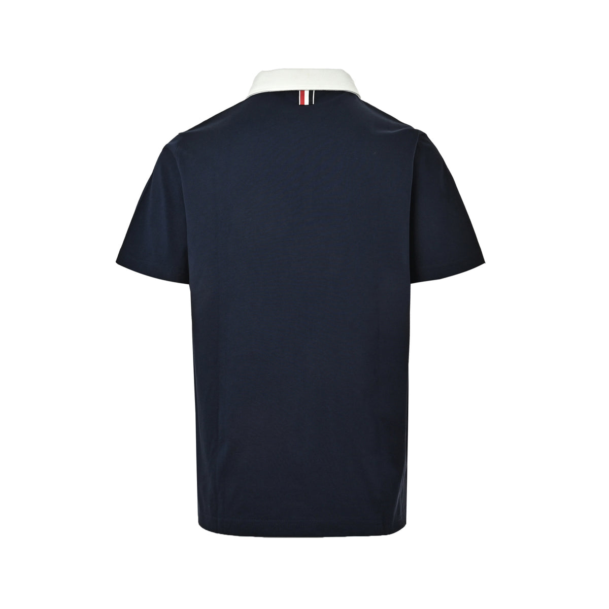 Thom Browne/Thom Brown Contrast Color Collar Polo Short Sleeve
