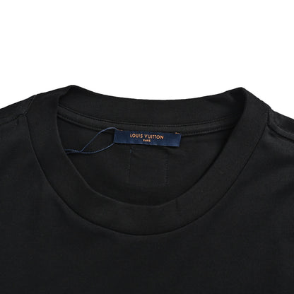 Louis Vuitton 26ss beaded signature letter short sleeves