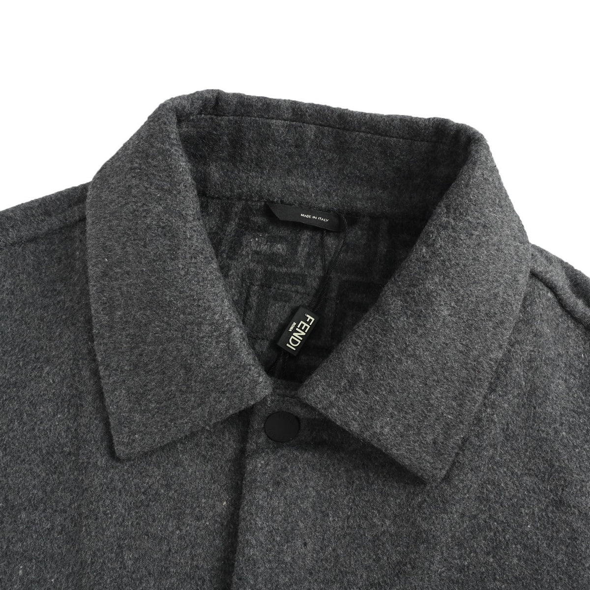 Fendi 25Fw lining FF jacquard wool jacket