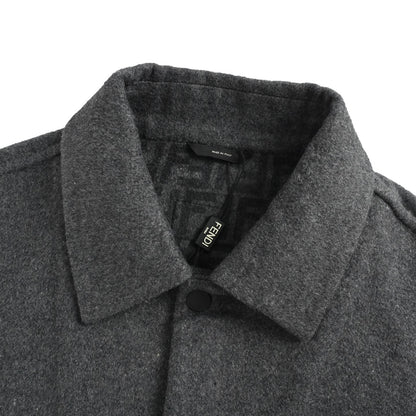 Fendi 25Fw lining FF jacquard wool jacket