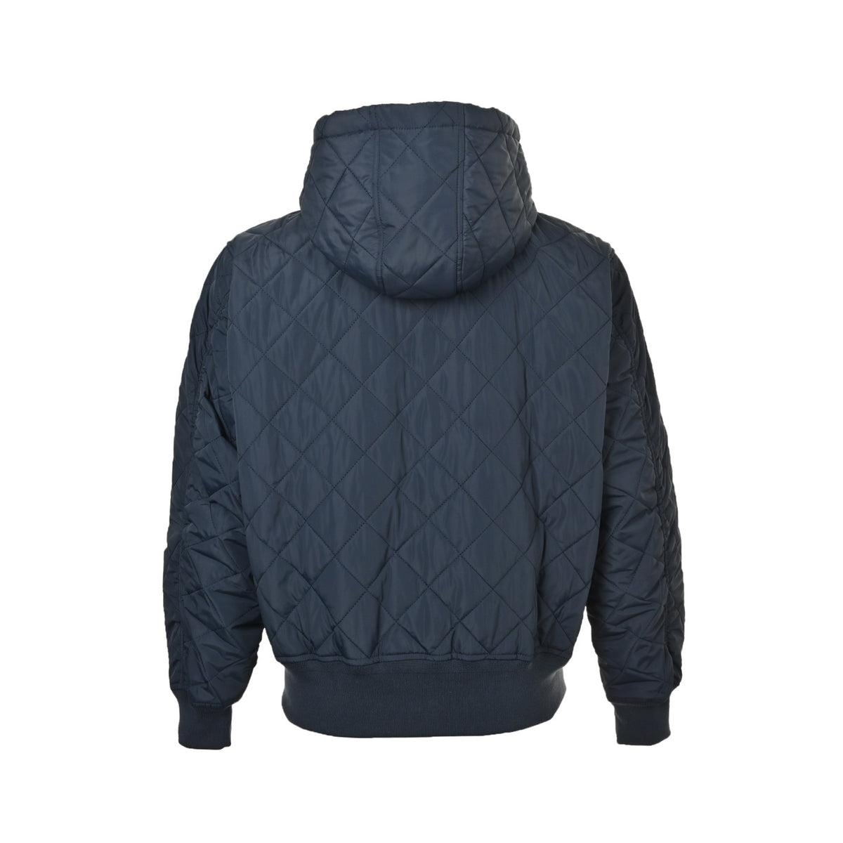 Prada rhombus lightweight hooded cotton coat