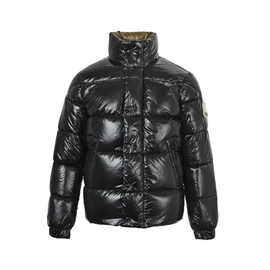 Moncler/Abbadia towel embroidered stand collar down jacket