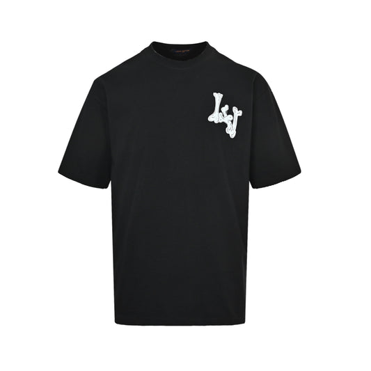 Louis Vuitton 26ss bone logo printed short sleeves