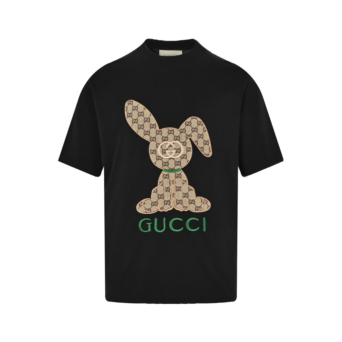 Gucci 23ss presbyopia rabbit patch embroidered short sleeves