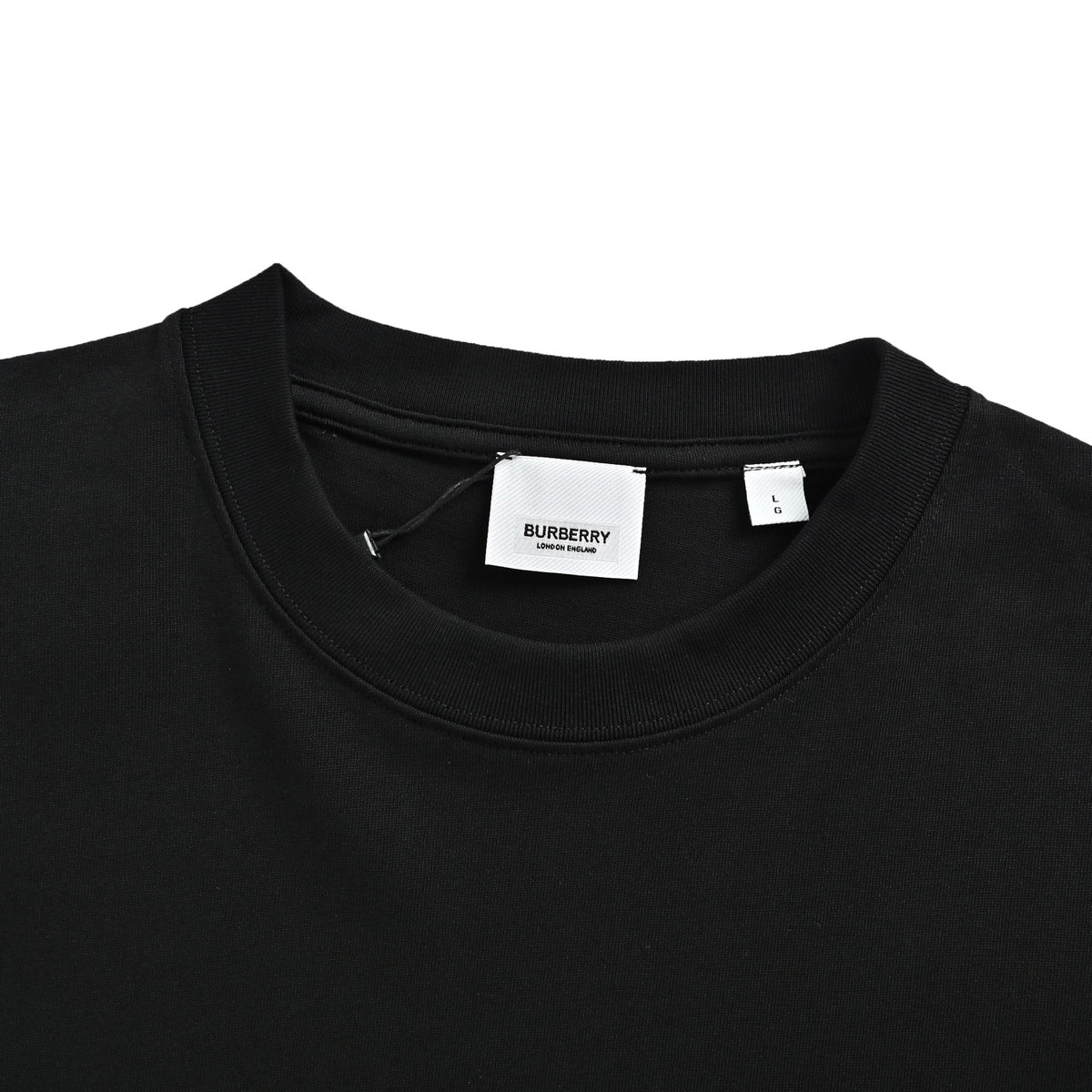 Burberry tape strips cover letter print short sleeves