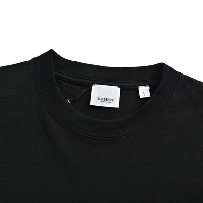 Burberry tape strips cover letter print short sleeves