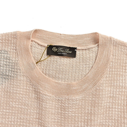 Loro Piana/LP floral gauze short sleeves
