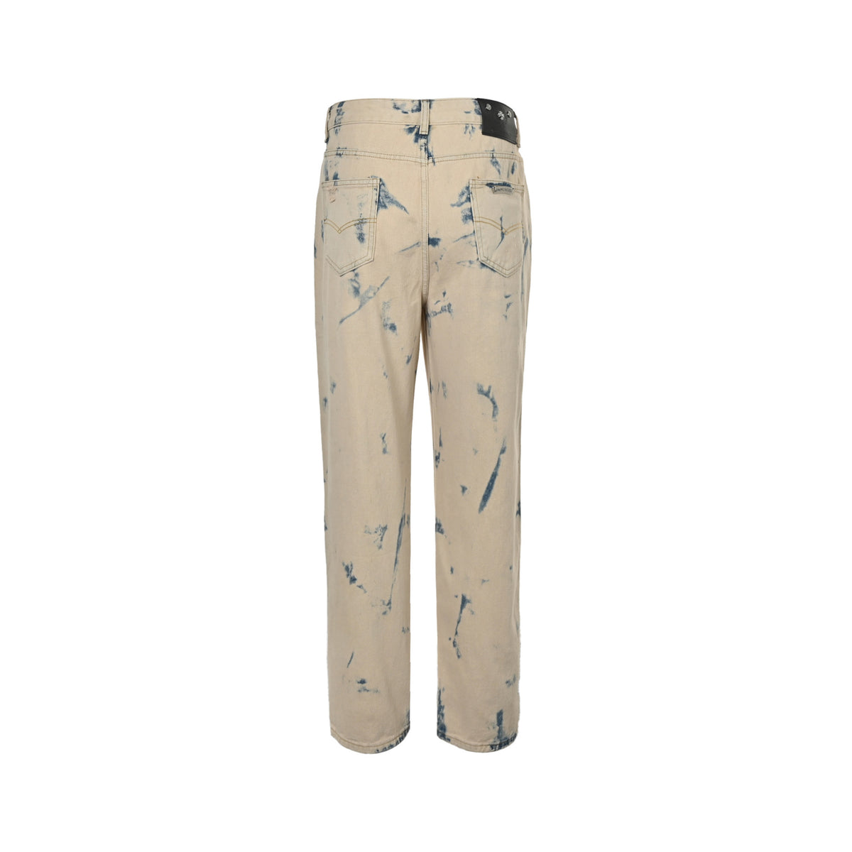 Chrome Hearts/Chrome Heart cross patch embroidered washed jeans