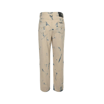 Chrome Hearts/Chrome Heart cross patch embroidered washed jeans