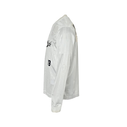 Acne Studios signature technical jacquard football jersey long sleeve T-shirt